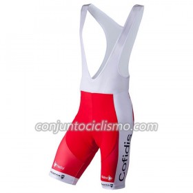 Culotte corto con tirantes 2018 Cofidis Pro Team N001